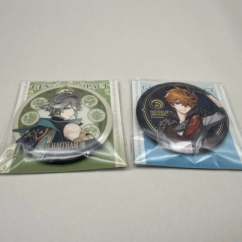Genshin Impact Badge Alhaitham and Tartaglia New *READ..
